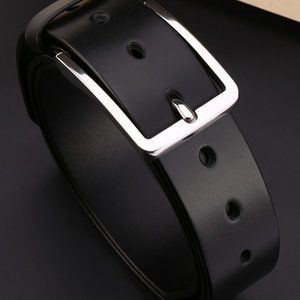 Men's belt cowhide belt men's all-match